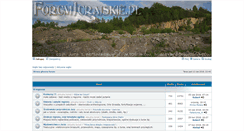 Desktop Screenshot of forumjurajskie.pl